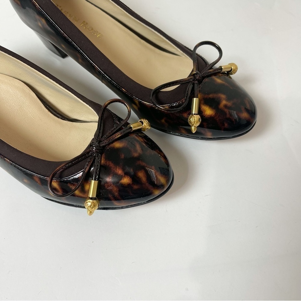 TARYN ROSE Fairlawn Tortoise Pump Heel size 5 - Picture 5 of 10
